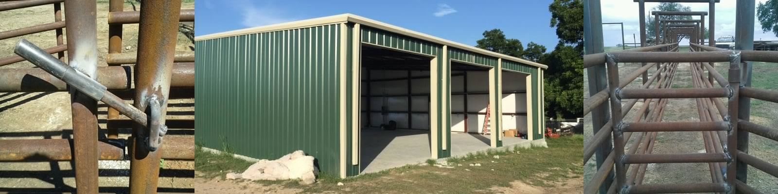 Cattle Pens - Metal Buildings - Fence